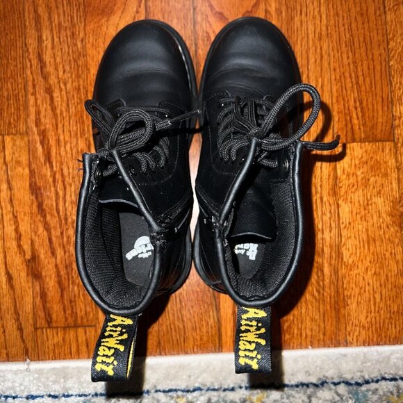 Dr. Martens Junior 1460 Softy T Leather Lace Up Boots Black Size Juniors 3 - Picture 5 of 7